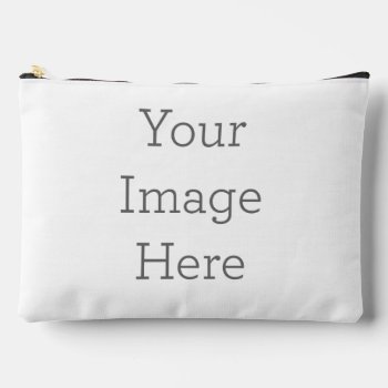 Create Your Own Large Accessory Pouch by zazzle_templates at Zazzle