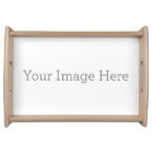 Create Your Own Large Black Serving Tray