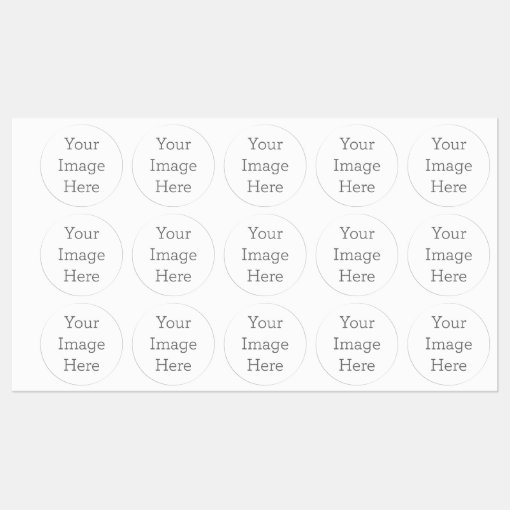 Create Your Own Large Circle Waterproof Label | Zazzle