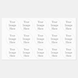 Create Your Own Large Circle Waterproof Label *