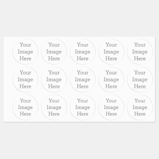 Large Circle Adhesive / Waterproof Label (Sheet)