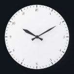Create your own large clock<br><div class="desc">Elegant handwritten font for numbers. Customize with your own name, message or logo.</div>