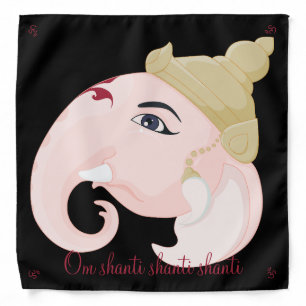 Create Your Own Large Colorful Ganesh Profile Bandana