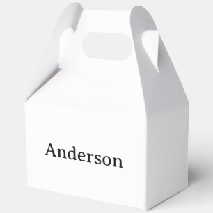 Create Your Own Large Gable 5" x 3" x 6.5" Favor Boxes