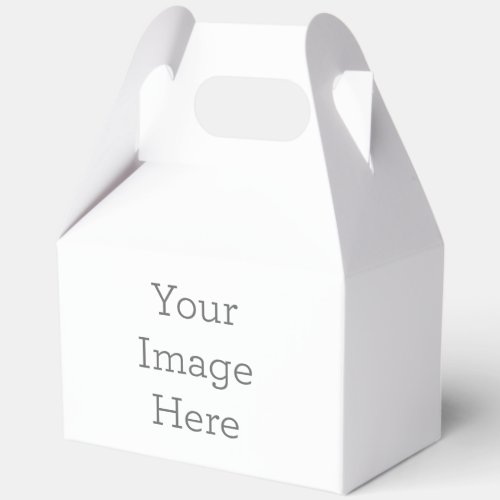 Create Your Own Large Gable Favor Box