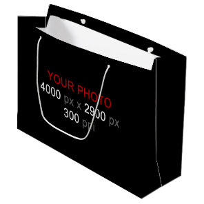 Create Your Own Large Photo Gift Bag