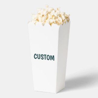 Create Your Own Large Popcorn Favor Box