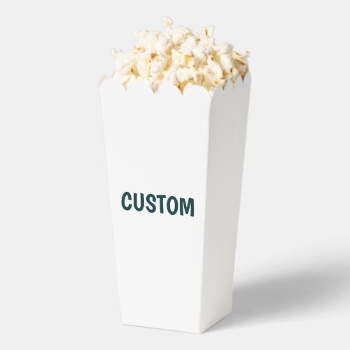 Create Your Own Large Popcorn Favor Box