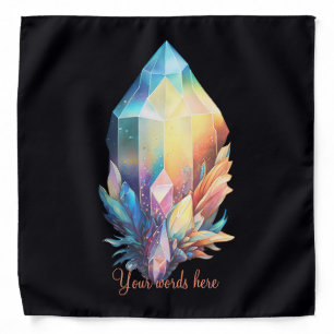 Create Your Own Large Rainbow Crystals Bandana