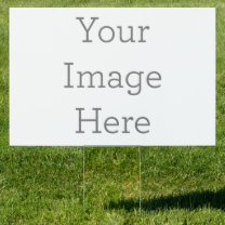 Create Your Own Large Rectangle Yard Sign