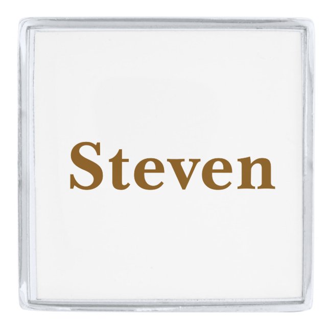 Create Your Own Large Square Lapel Pin (Front)