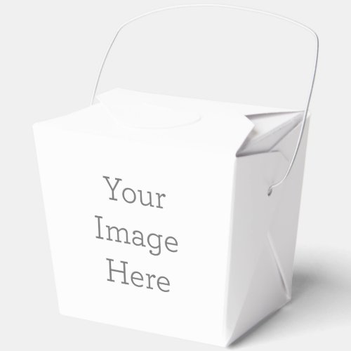 Create Your Own Large Take Out Favor Box