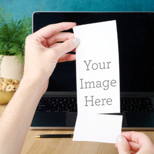 Create Your Own Large Vertical Perforated Ticket