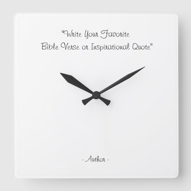 create your own large wall clock (Front)