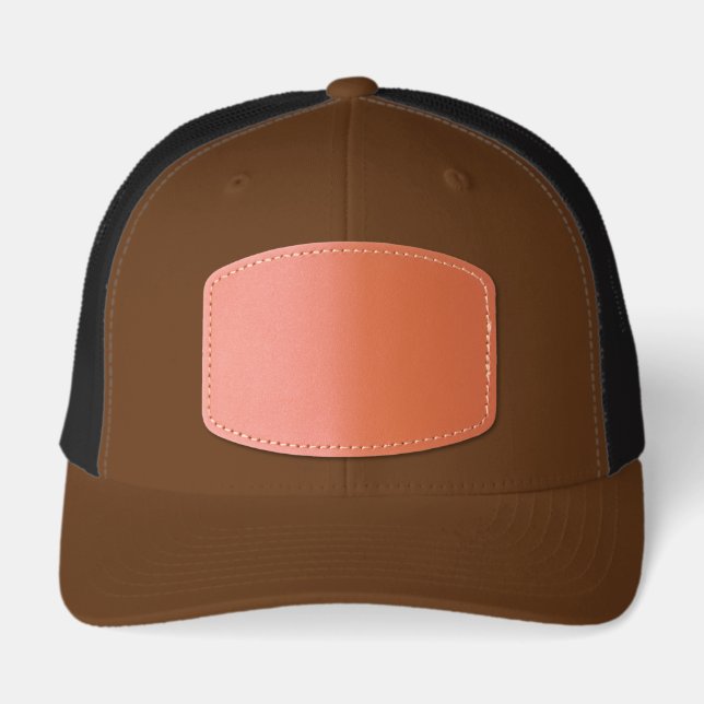 Create Your Own Leather Patch Hat (Front)