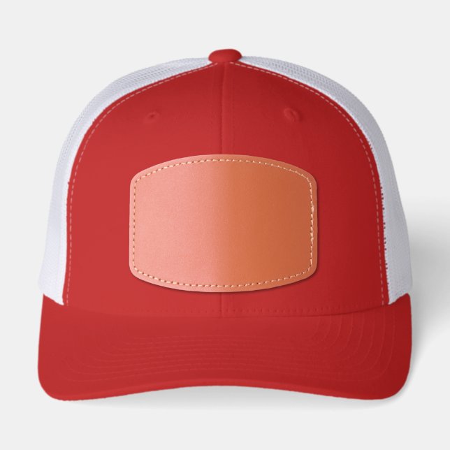 Create Your Own Leather Patch Hat (Front)