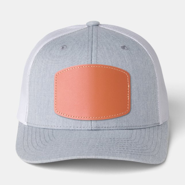 Create Your Own Leather Patch Hat (Front)