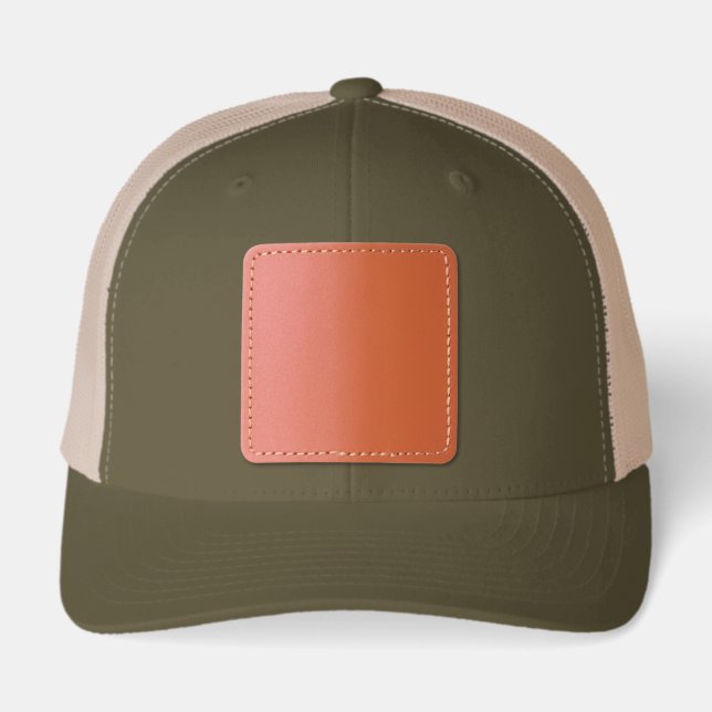 Create Your Own Leather Patch Hat (Front)