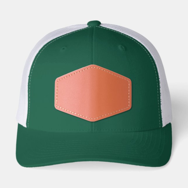 Create Your Own Leather Patch Hat (Front)