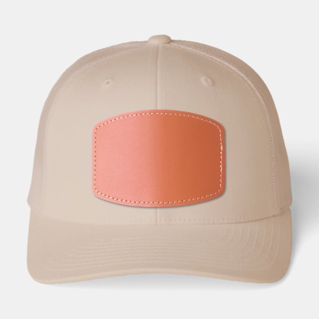 Create Your Own Leather Patch Hat (Front)