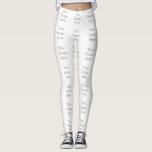 Create Your Own Leggings<br><div class="desc">Design your own custom clothing on Zazzle. You can customize these all-over print leggings make them your own. Add your own images, drawings or designs for some seriously stylish clothing that's made for you! Simply click "Customize" to get started.</div>