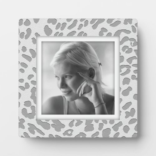 Create_Your_Own Leopard Print Photo Frame Plaque
