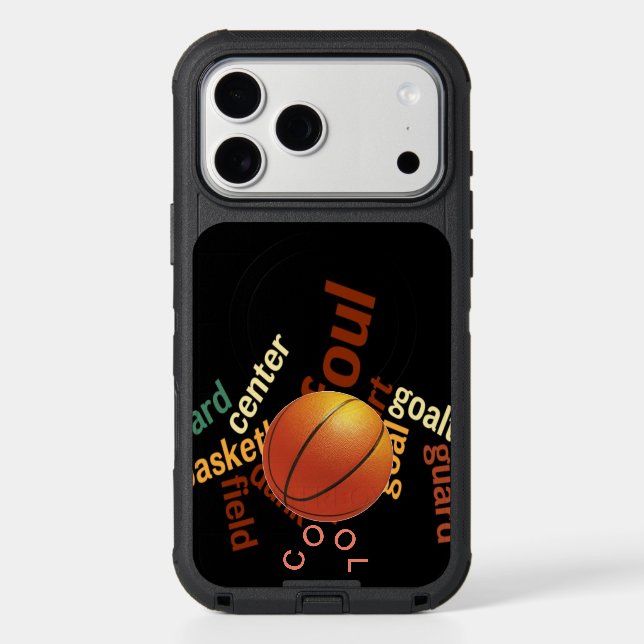 Create Your Own Lets Play B Ball Otterbox iPhone Case (Back)