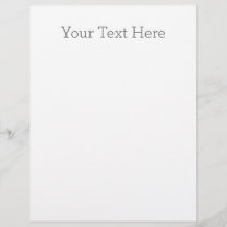 Create Your Own Letterhead Paper, Size: 8.5" x 11"
