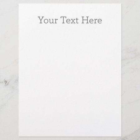 Create Your Own Letterhead Paper, Size: 8.5" X 11"