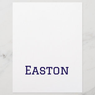 Create Your Own Letterhead Paper, Size:8.5" x 11"