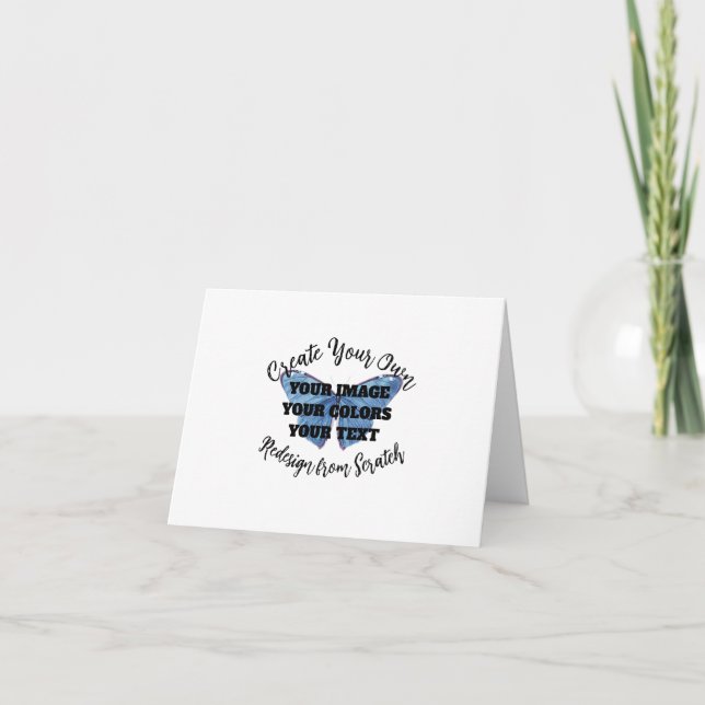 Create Your Own Letterpress Thank You Card (Front)