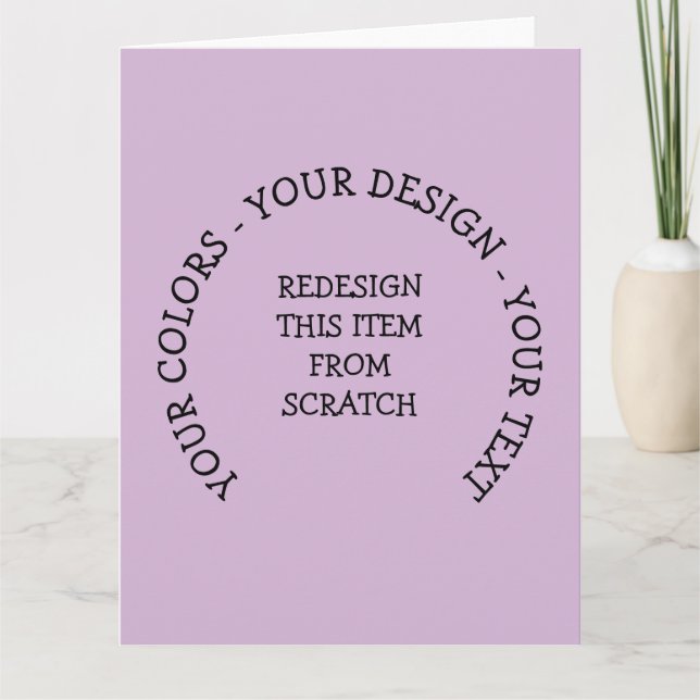 Create Your Own Letterpress Thank You Card (Front)
