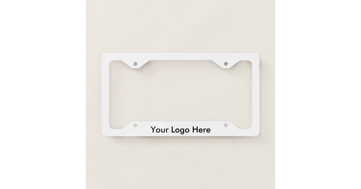 Create Your Own Licence Plate Frame Zazzle