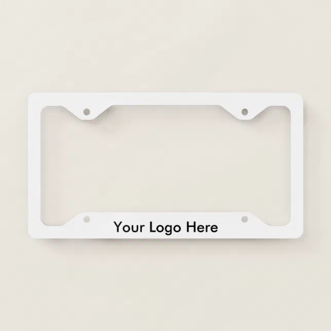 Create Your Own Licence Plate Frame Zazzle