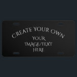 Create Your Own License Plate<br><div class="desc">Create your own custom party and event supplies and favors,  personalized gifts,  promotional merch and more. Visit Corona Radiata Cards to view our entire collection.</div>