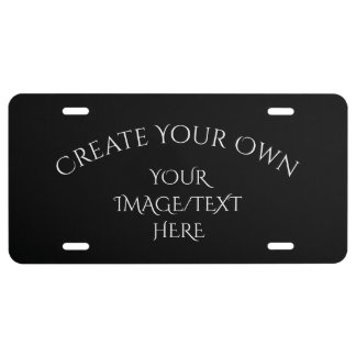 Create Your Own License Plate