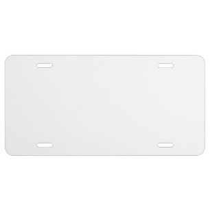 Create Your Own License Plate