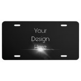 Custom Florida License Plate / In God We Trust / Black Florida License - Foto 8