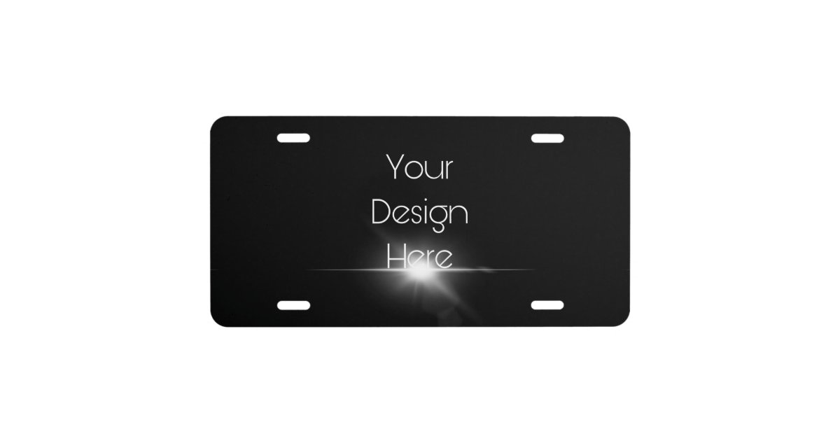 Create Your Own License Plate Zazzle