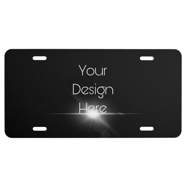 Create Your Own License Plate (Front)
