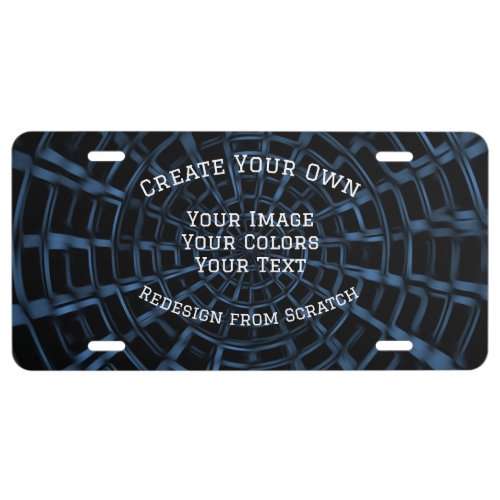 Create Your Own License Plate