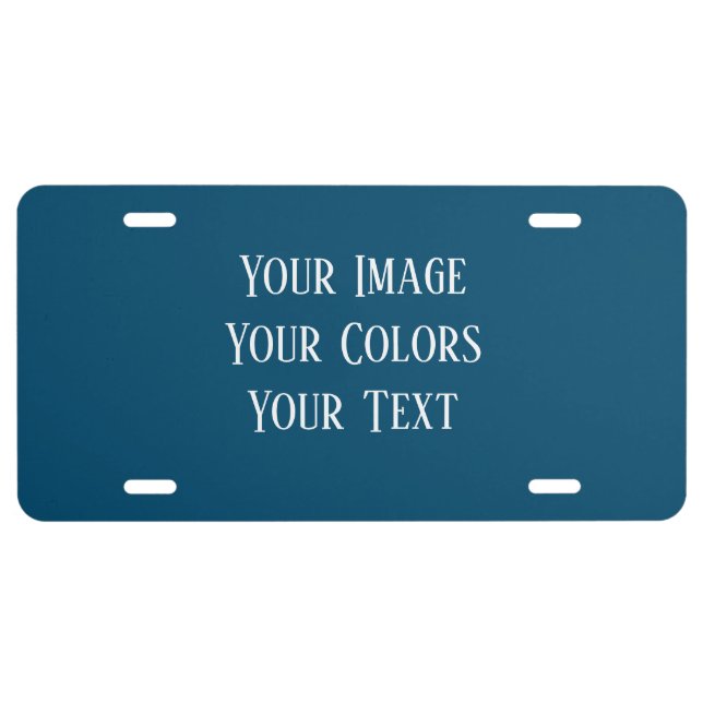 Create Your Own License Plate (Front)