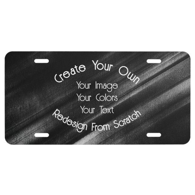 Create Your Own License Plate (Front)