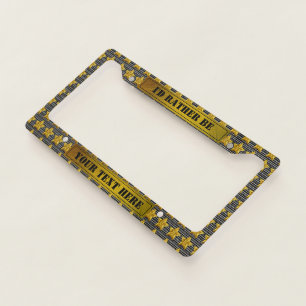 Create your own license plate frame