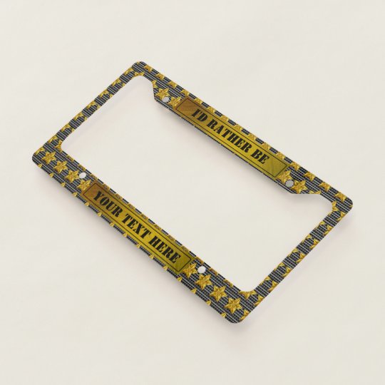 Create Your Own License Plate Frame Zazzle