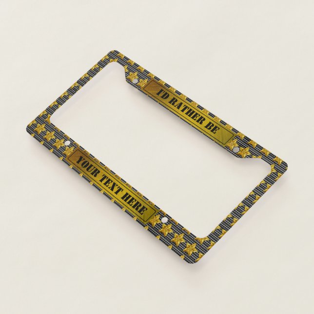 Create your own license plate frame (3/4)