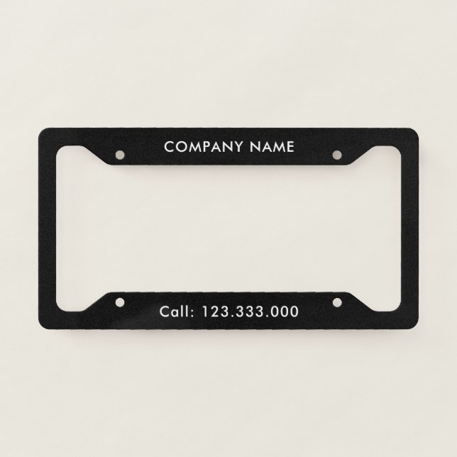 Create Your Own License Plate  Frame (Front)