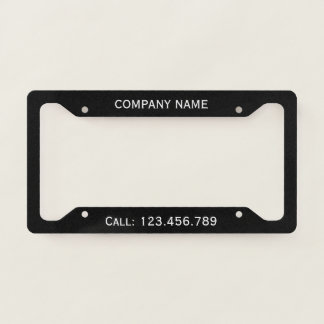Create Your Own License Plate Frame