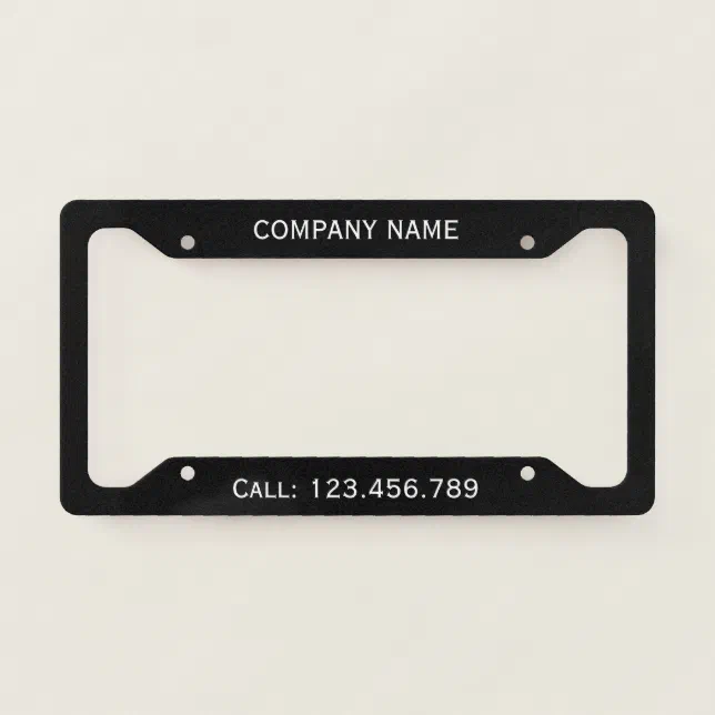 Create Your Own License Plate Frame | Zazzle