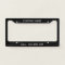 Create Your Own License Plate Frame